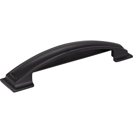 Jeffrey Alexander 128 mm Center-to-Center Matte Black Square Annadale Cabinet Cup Pull 436-128MB